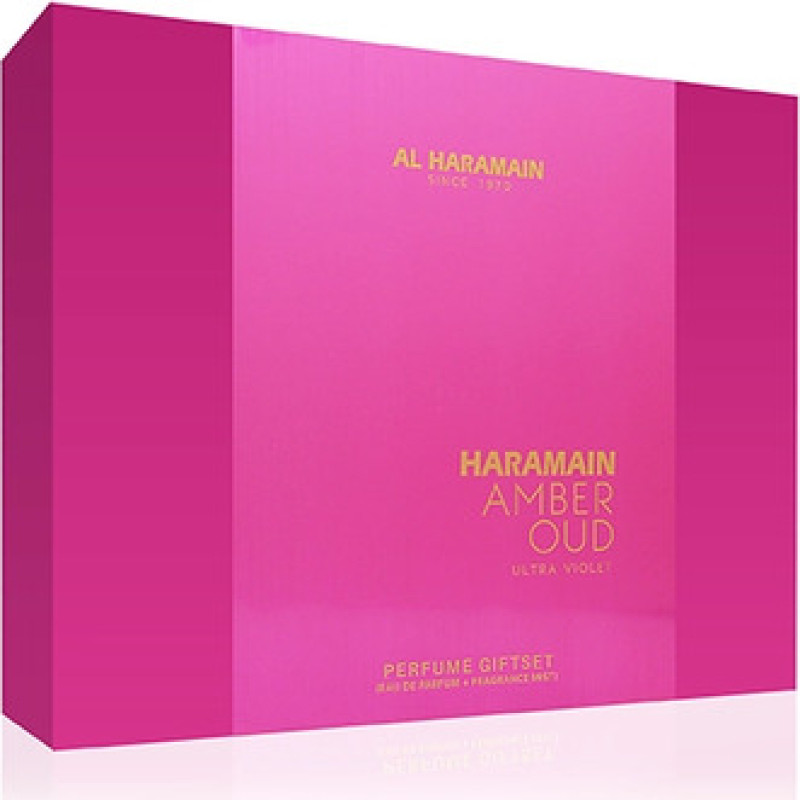 Al Haramain Amber Oud Ultra Violet D&aacute;rkov&aacute; sada EDP 75 ml, EDP 30 ml a tělov&aacute; mlha 200 ml