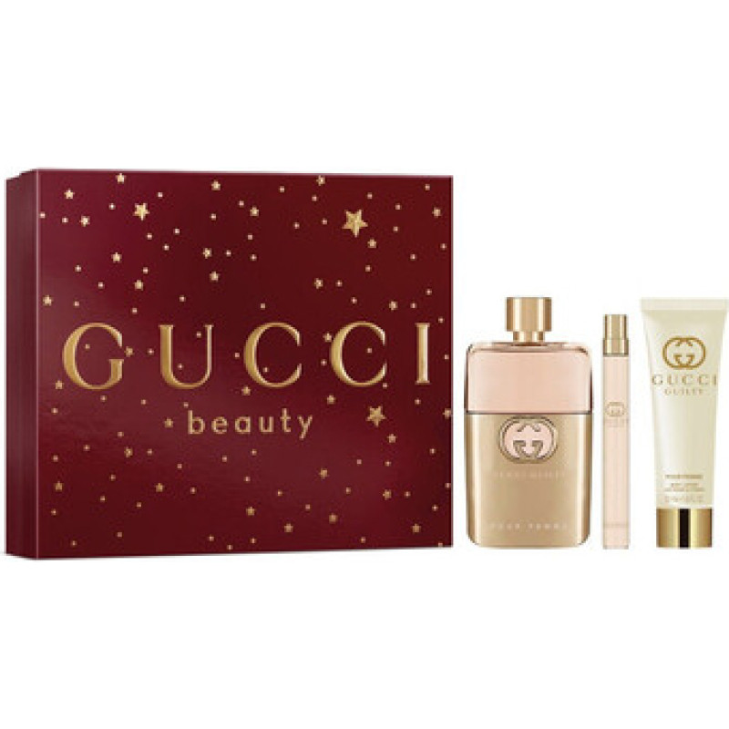 Gucci Guilty Pour Femme Gift Set EDP 90ml, Body Lotion 50ml and Mini EDP 10ml