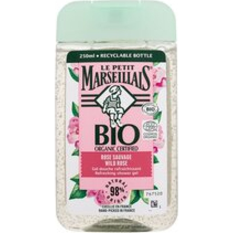 Le Petit Marseillais Bio Organic Certified Wild Rose Refreshing Shower Gel