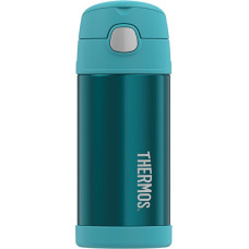 Children´s thermos with a straw - turquoise