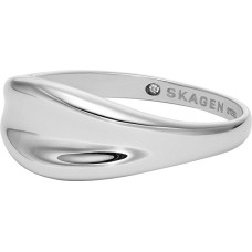 Modern steel ring for women Anja Pebble SKJ1850040 - Circuit: 53 mm