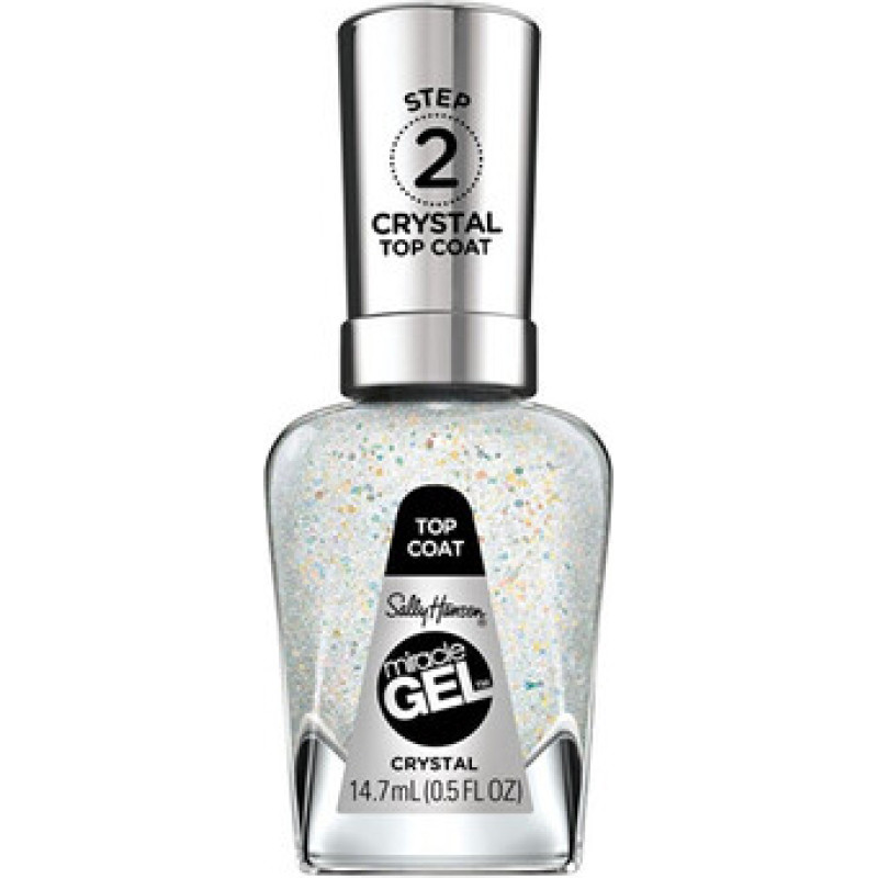 Sally Hansen Crystal Miracle Gel - Vrchn&iacute; lak na nehty