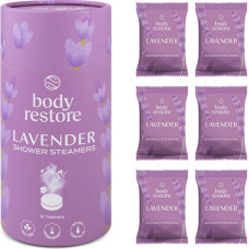 Set of aromatic tablets for the shower Lavender Shower Steamers 6 pcs