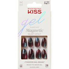 Artificial nails Gel Fantasy Magnetic - Moonlit Veil 28 pcs