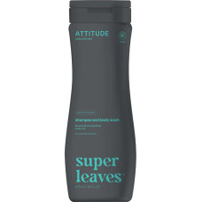 Natural men´s anti-dandruff shampoo and body wash 2in1 Super Leaves (Shampoo and Body Wash) 473 ml