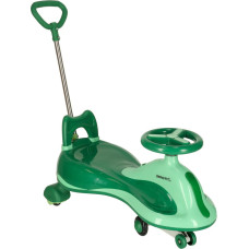 LED Swing FIX S2 gravitācijas skrejritenis ar rokturi zaļš max 100kg