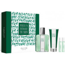 Caron Pour un Homme de Caron Gift Set EDT 125 ml, shower gel 75 ml, miniature Le Matin EDT 5 ml and miniature Le Soir EDP 5 ml