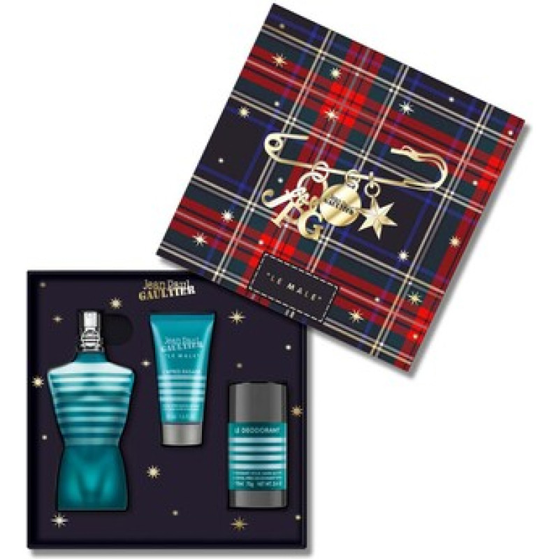 Jean Paul Gaultier Le Male SET EDT 125 ml + After Shave Balm 50 ml + Deostick 75 ml