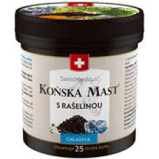 Herbamedicus Koňsk&aacute; mast s ra&scaron;elinou chladiv&aacute; v plastov&eacute; d&oacute;ze 250 ml
