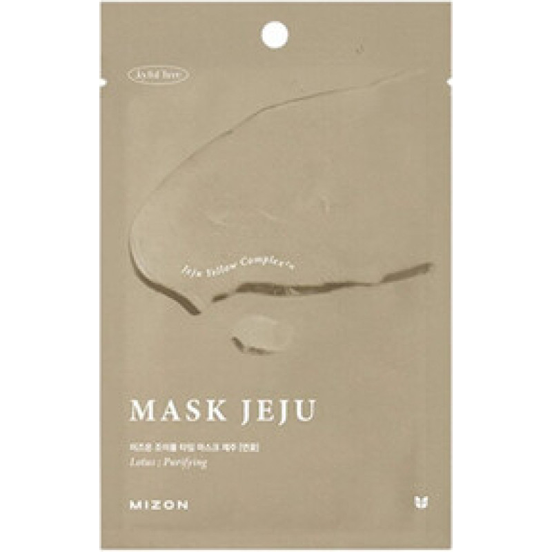 Mizon Lotus Jeju Mask - Čistic&iacute; pl&aacute;t&yacute;nkov&aacute; maska