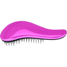 Hair brush with Metalic Pink handle