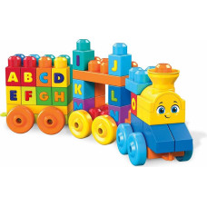Klucīši Mega Bloks® Skanējošs vilciens, 50 d.