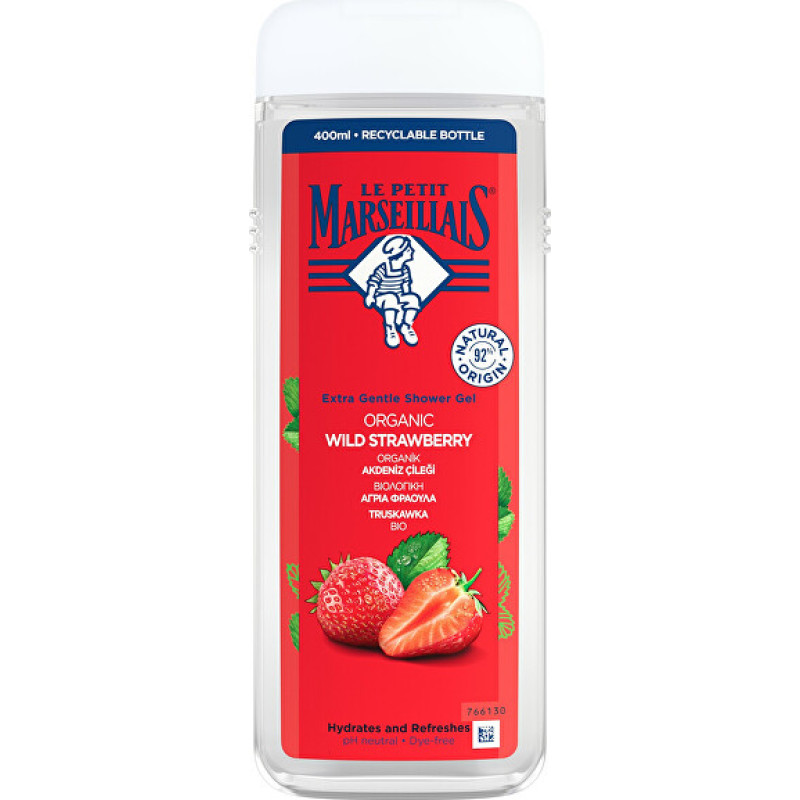 Shower gel BIO Wild Strawberry Shower Gel - Volume: 400 ml