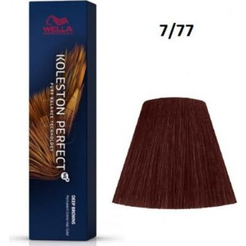 Wella Koleston Perfect Me+ 7/77 intensīva vidēji gaiši brūna matu krāsa