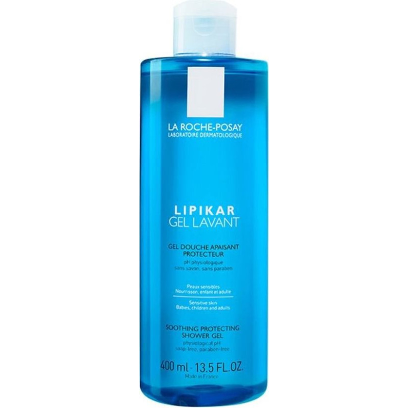 La Roche-Posay Lipikar nomierinošā aizsargājošā dušas želeja, 400 ml