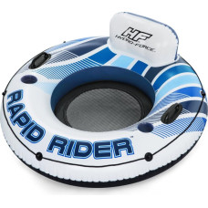 BESTWAY Apaļā gumijas pludiņš Rapid Rider diametrs 135 cm
