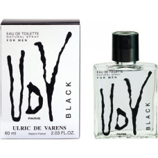 Tualetes ūdens Ulric De Varens Black EDT vīriešiem, 60 ml