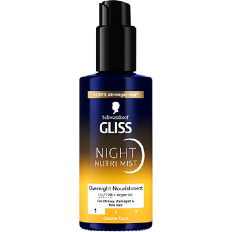 Schwarzkopf Professional Gliss Kur Night Nutri Mist - Nočn&iacute; vyživuj&iacute;c&iacute; lehk&yacute; sprej