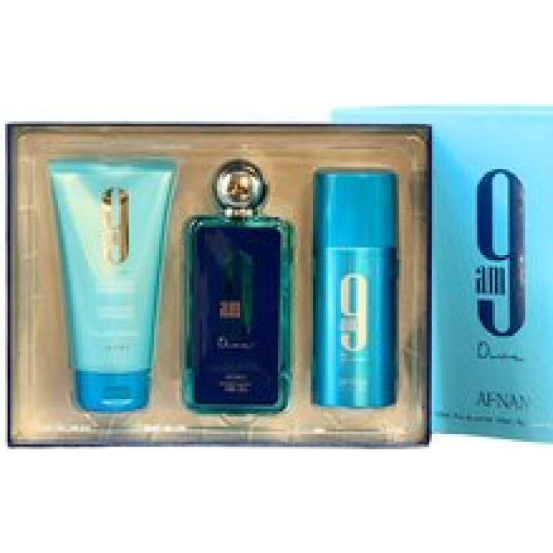 Afnan 9am Dive Gift set EDP 100 ml, shower gel 150 ml and deospray 150 ml