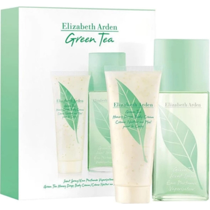 Elizabeth Arden Green Tea Gift Set EDP 100 ml and body cream Green Tea s medov&yacute;mi kapkami 100 ml