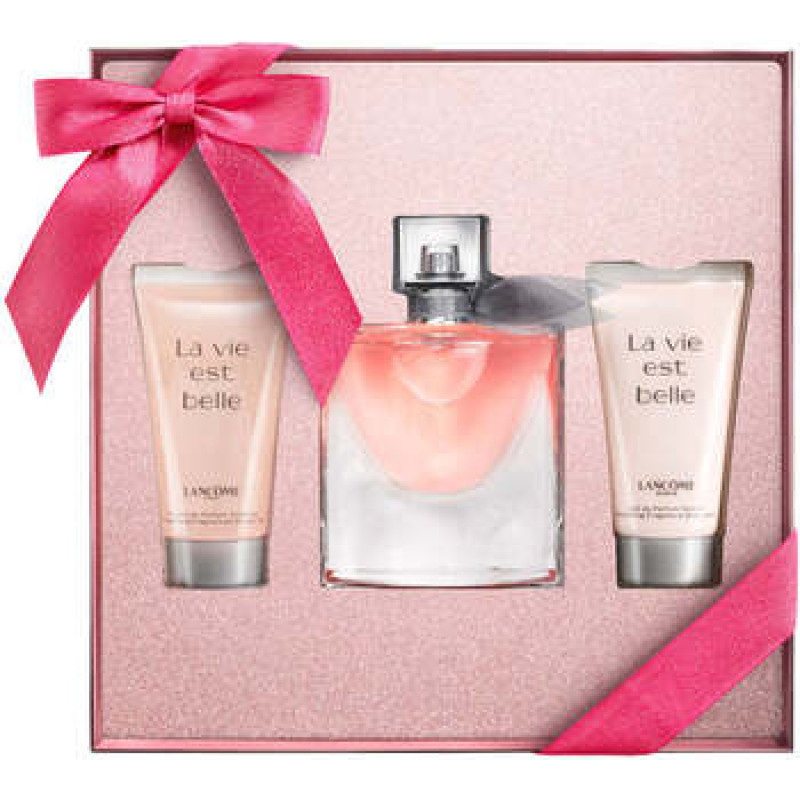 Lancome La Vie Est Belle Gift Set EDP 30 ml, shower gel La Vie Est Belle 50 ml and body lotion La Vie Est Belle 50 ml