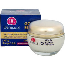 Dermacol Gold Elixir Day Cream (Mature Skin) - Caviar Rejuvenating Day Cream SPF 10