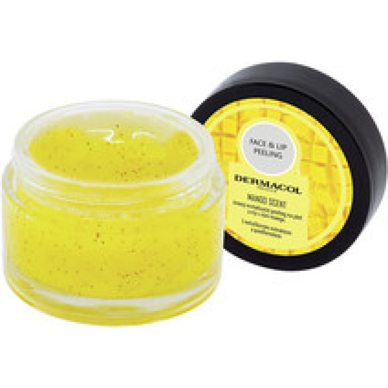 Dermacol Revitalizing Face and Lip Mango Peeling - Revitalizing sugar peeling for face and lips