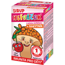 Oyster mushroom - syrup with oyster mushroom and sea buckthorn 100 ml - Flavor: Pear