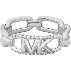 Silver ring with zircons Premium MKC1658CZ040 - Circuit: 52 mm