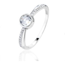 Elegant silver ring with zircons SVLR1296XJ6BI - Circuit: 54 mm