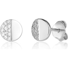 Charming silver stud earrings SVLE1171XH2BIPS
