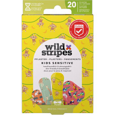 Wild Stripes Kids Sensitive Jungle Vibe Plasters - Dětsk&eacute; n&aacute;plasti ( 20 ks )