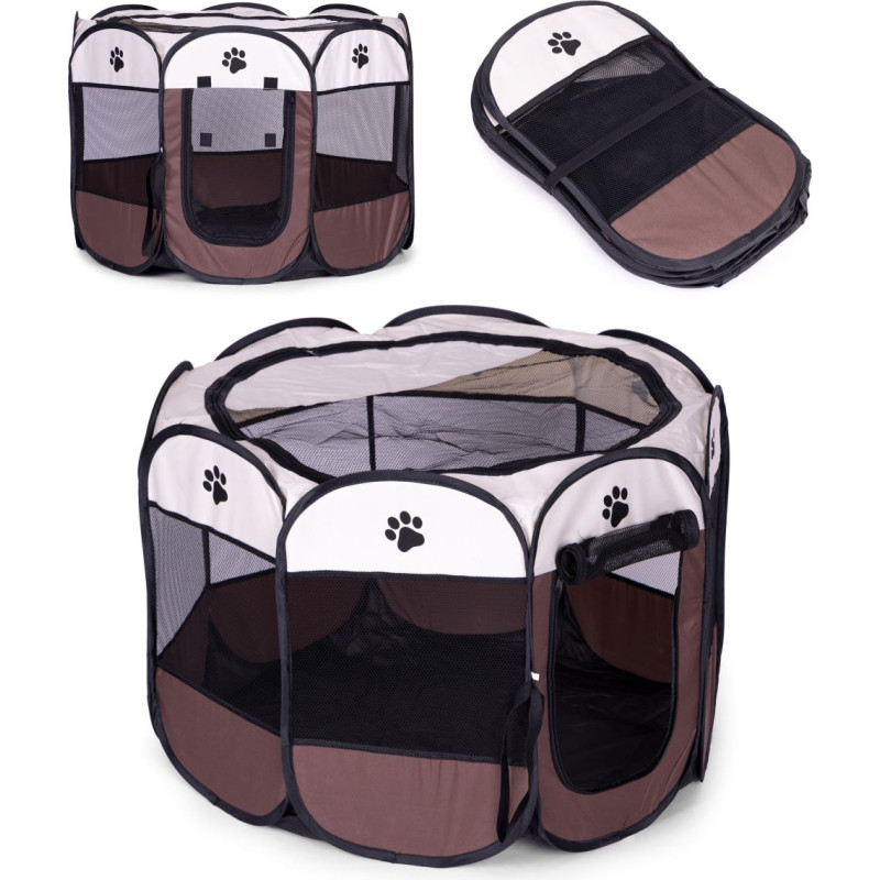 Petsi Large Fabric Crate Playpen Bed for Dog or Cat Petsi