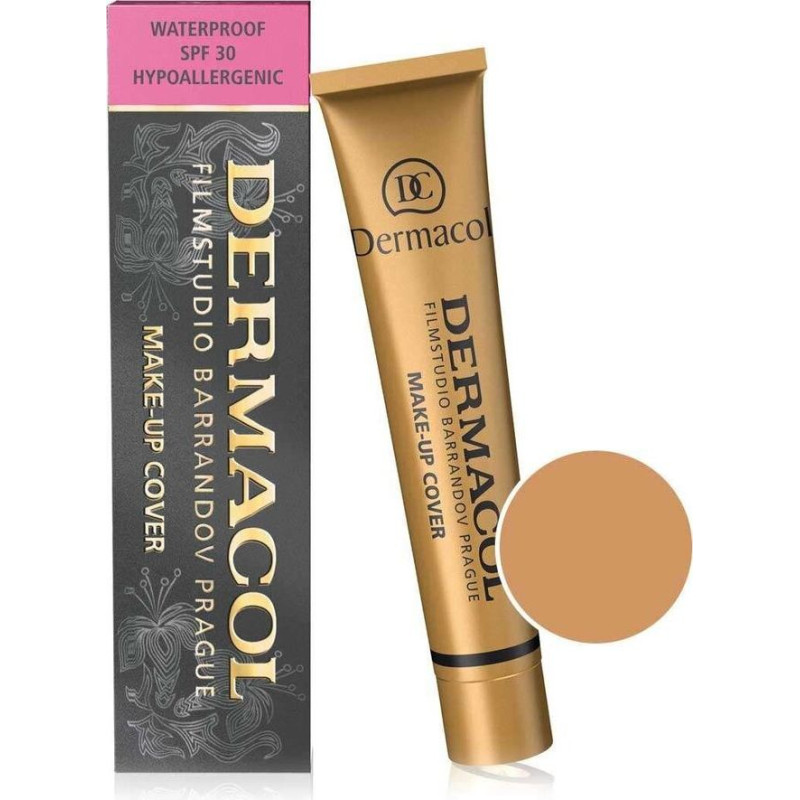 Spēcīgi maskējošs grima pamats Dermacol Make-Up Cover SPF30 224, 30 g
