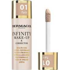 Grima pamatkrēms Dermacol Infinity ar augstu sedzamību, ūdensnoturīgs, 20 g, visiem ādas tipiem