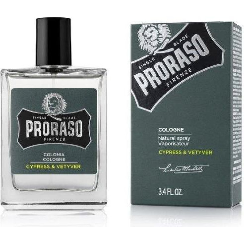PRORASO Kolonjska ūdens Cypress & Vetyver 100 ml