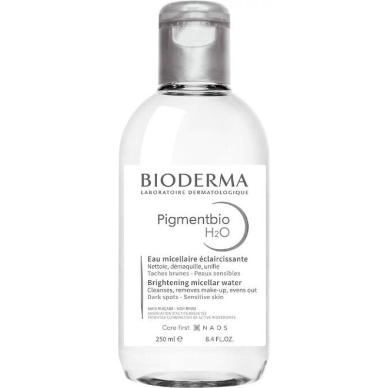 Balinošs micelārais grima noņēmējs Bioderma Pigmentbio H20, 250 ml