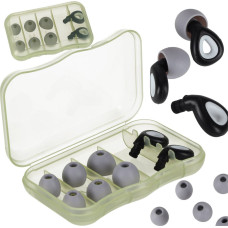 Ausu aizbāžņi silikona aizbāžņi trokšņu samazināšanai 3 izmēru komplekts