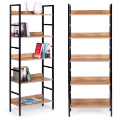 Modernhome High loft furniture with 5 shelves, metal MDF ModernHome