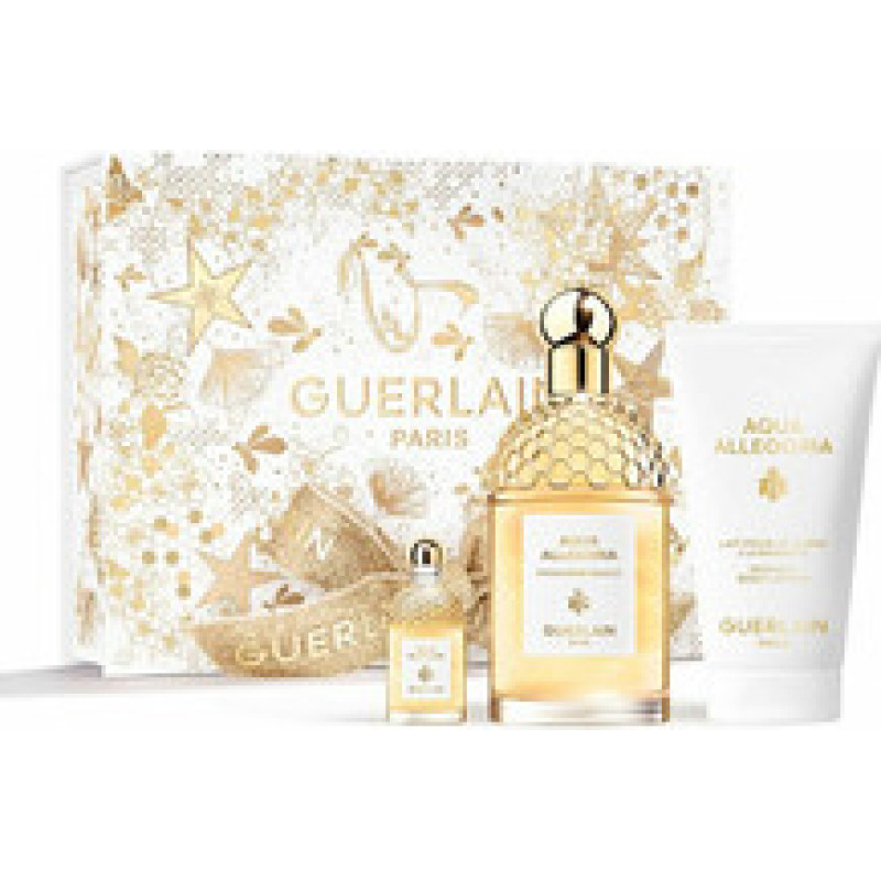 Guerlain Aqua Allegoria Mandarine Basilic Gift Set EDT 125ml, Body Lotion 75ml and Mini EDT 7.5ml