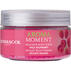 Dermacol Aroma Moment Divok&aacute; malina Delicious Body Scrub - Opojn&yacute; tělov&yacute; peeling