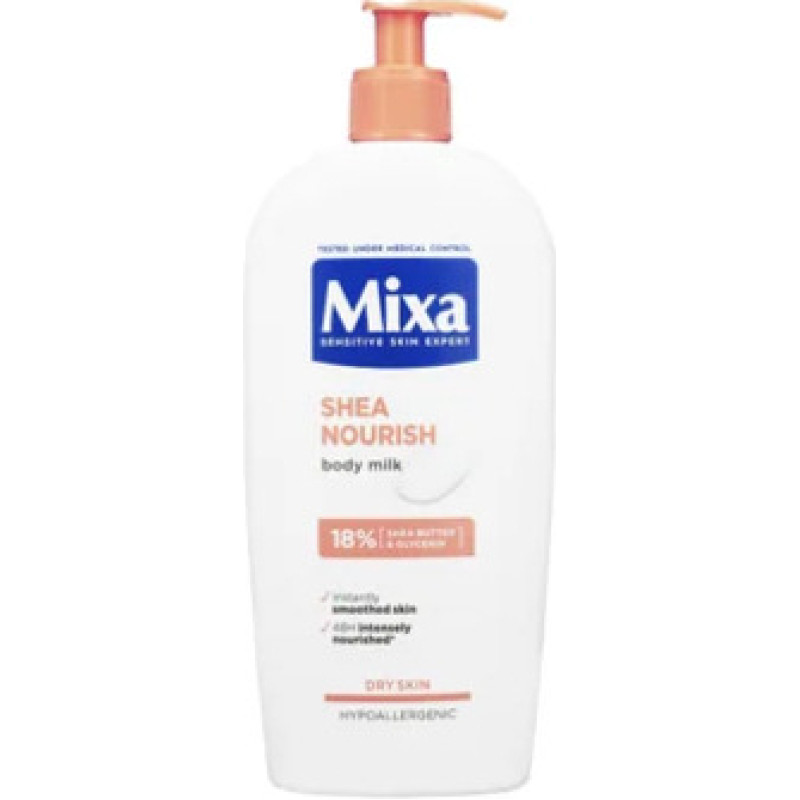 Mixa Shea Nourish Body Milk - Intensive Nourishing Body Lotion for dry skin