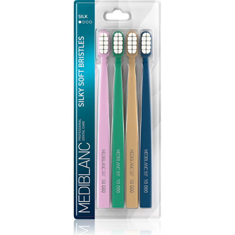 Toothbrush with soft bristles 4 pcs