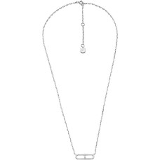 Original silver necklace with zircons JFS00636040
