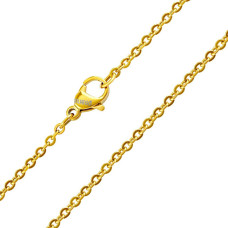 Anker Roma gold-plated surgical steel chain 2 mm KMM24329 - Length: 55 cm