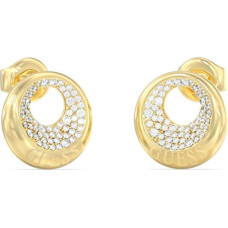 Gold-plated earrings with Moon Drops crystals JUBE06247JWYGT/U