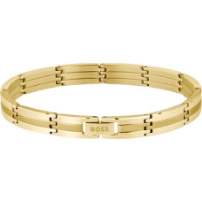 Gold-plated steel bracelet for men Brooks 1580805