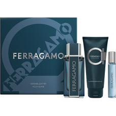 Ferragamo Intense Leather - EDP 100 ml + sprchový gel 100 ml + EDP 15 ml