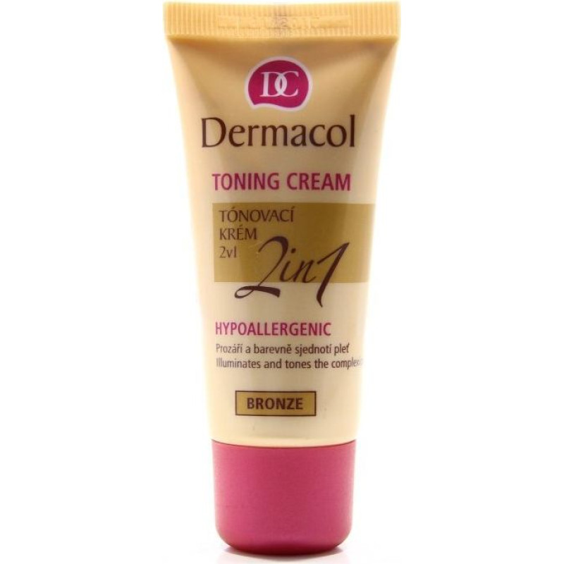 Krēmpūderis Dermacol Toning Cream 2in1 30 ml, Bronze