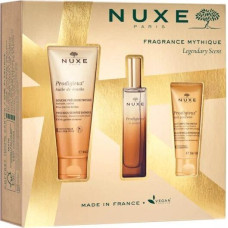 Nuxe Prodigieuse iepakojums - Dušas eļļa, Parfīma ūdens, Parfīmotā piena - 100ml, 50ml, 30ml